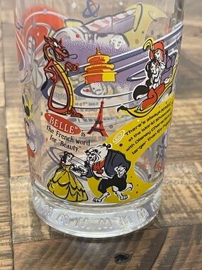 vintage McDonald's Walt Disney World "100 Years of Magic" collector's glass